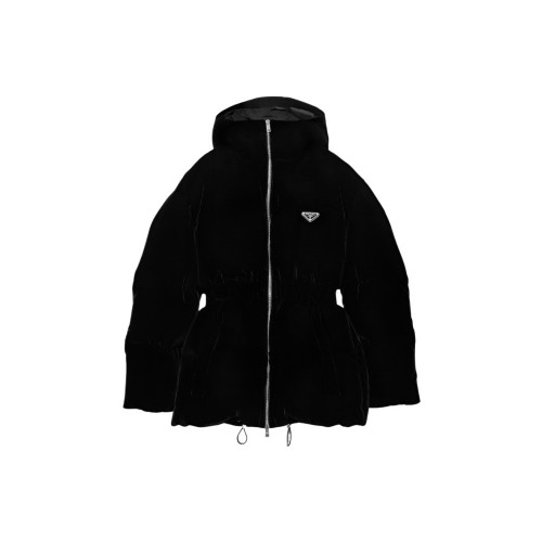 프라다 벨벳 다운 재킷 블랙 292214_16AB_F0002_S_OOO