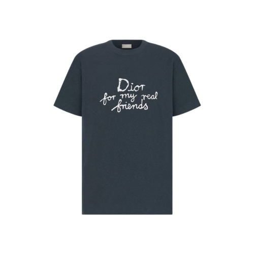 디올 DIOR AND HYLTON NEL 캐주얼 핏 코튼 티셔츠 583J696A0849_C580 [2컬러]