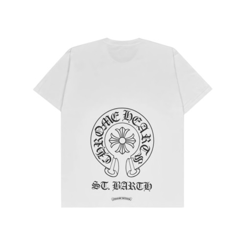 크롬하츠 홀스슈 로고 숏슬리브 티셔츠 - 생바르텔레미 [2컬러]