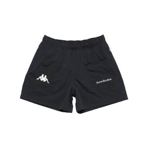 아크네스튜디오 Acne Studios X Kappa 릴랙스 핏 쇼츠 블랙 SP-UX-TROU000017
